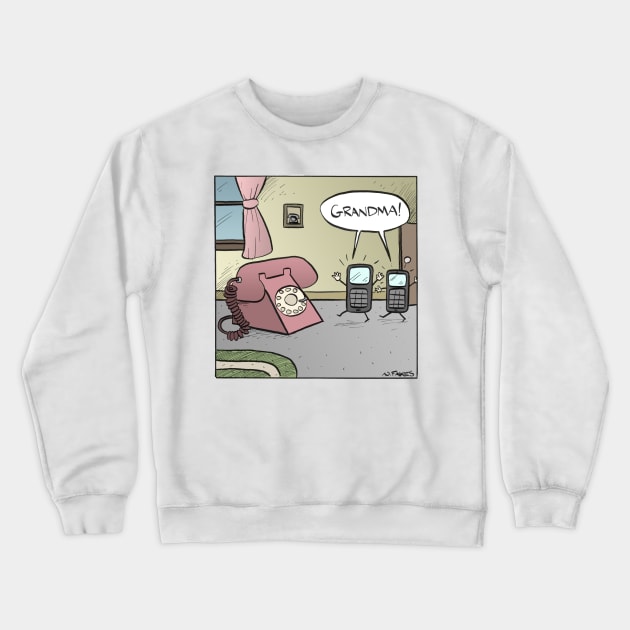 Grandma Crewneck Sweatshirt by cartoonistnate